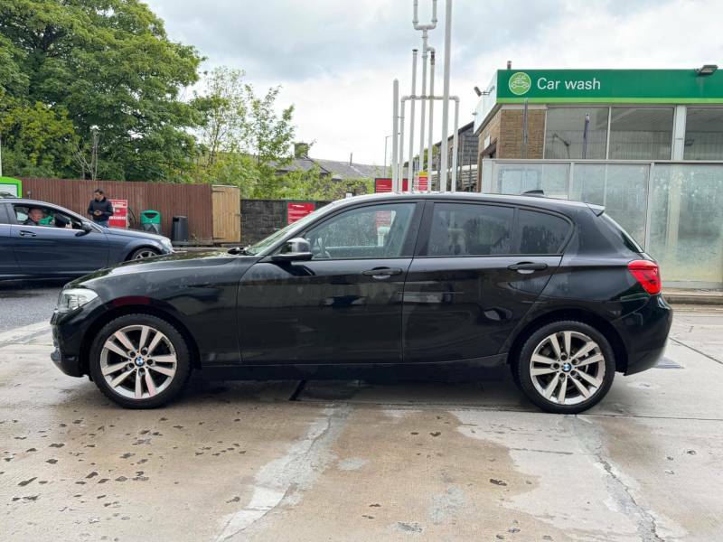 BMW 1 Series 1.5 116D Sport Euro 6 Ss - 2018 68 DG68KKH Black #6
