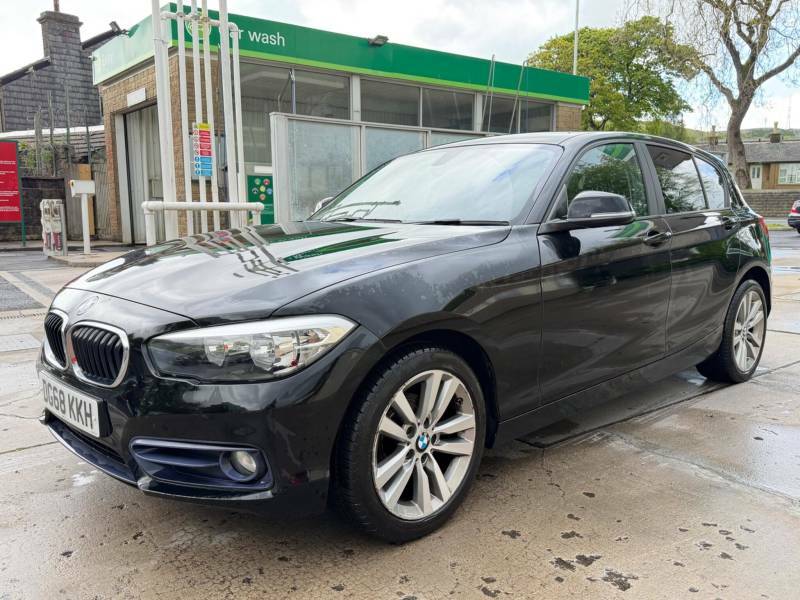 BMW 1 Series 1.5 116D Sport Euro 6 Ss - 2018 68 DG68KKH Black #3
