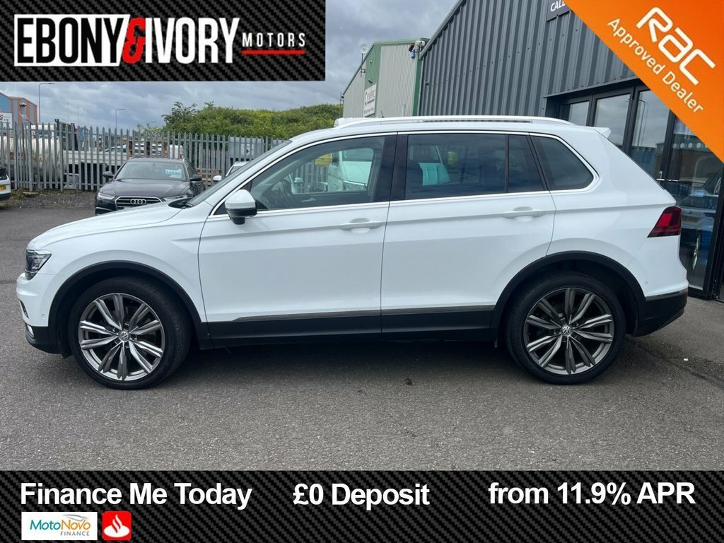 Volkswagen Tiguan 2L Sel HN66VOB White #2