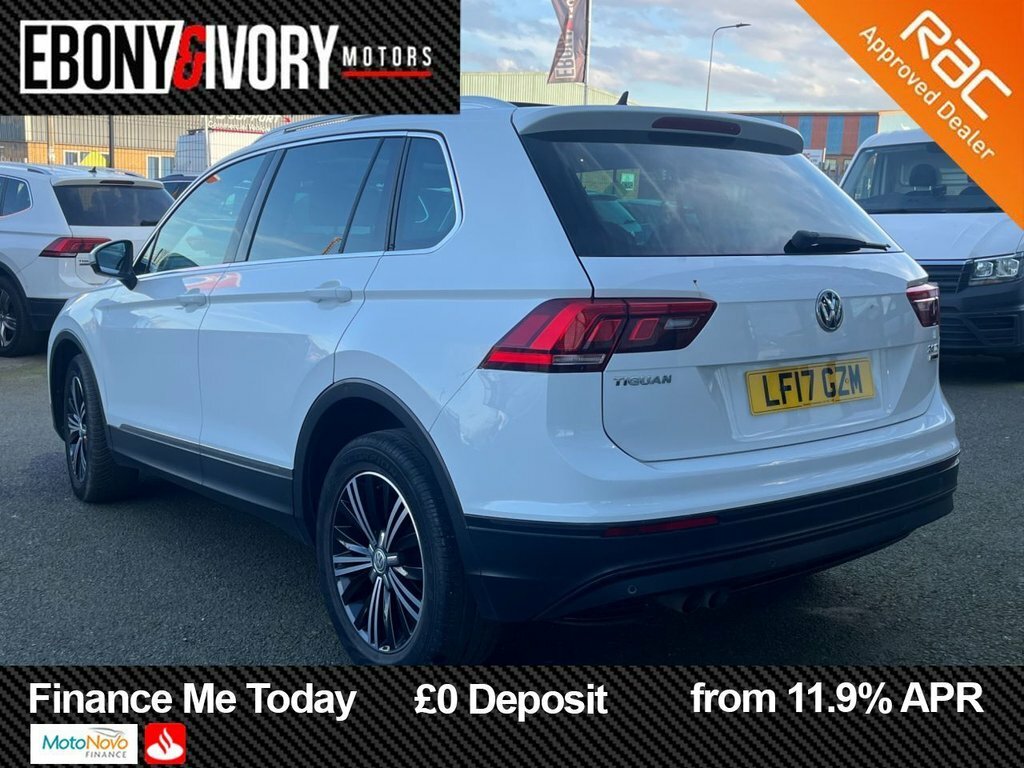 Volkswagen Tiguan 2L Se Navigation LF17GZM White #3