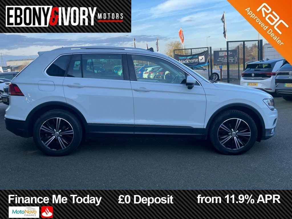 Volkswagen Tiguan 2L Se Navigation LF17GZM White #6