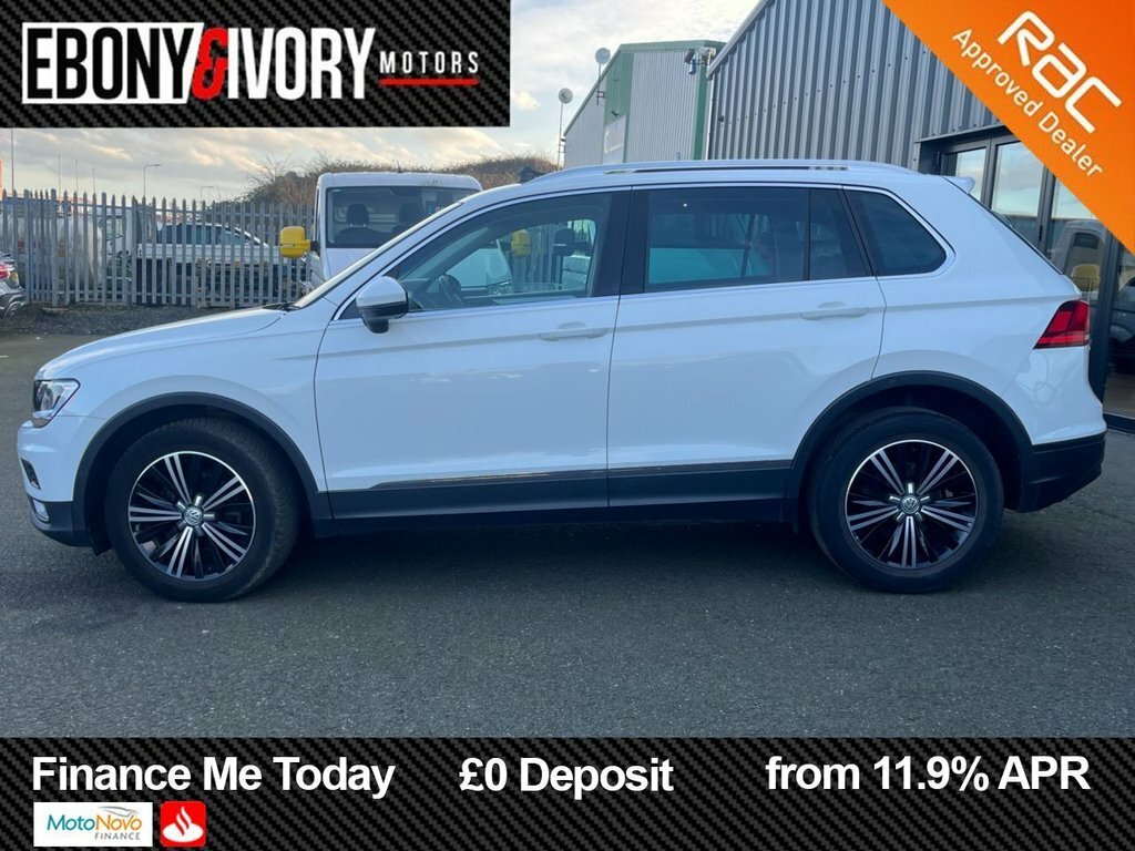Volkswagen Tiguan 2L Se Navigation LF17GZM White #2