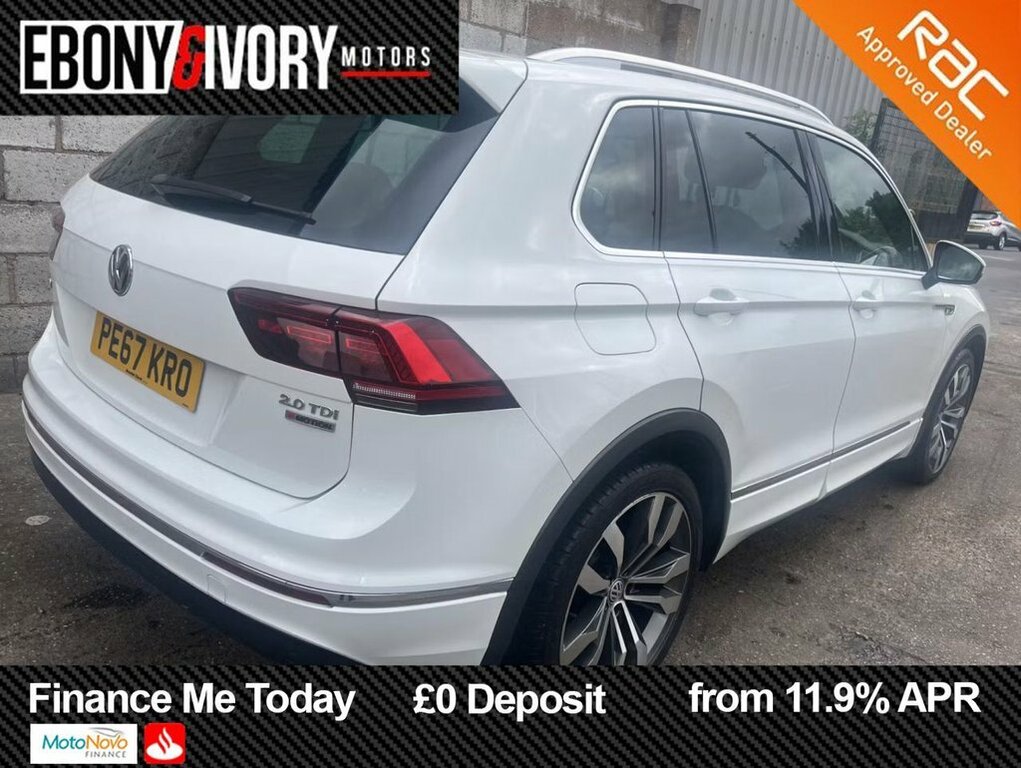 Volkswagen Tiguan 2L R-line PE67KRO White #3