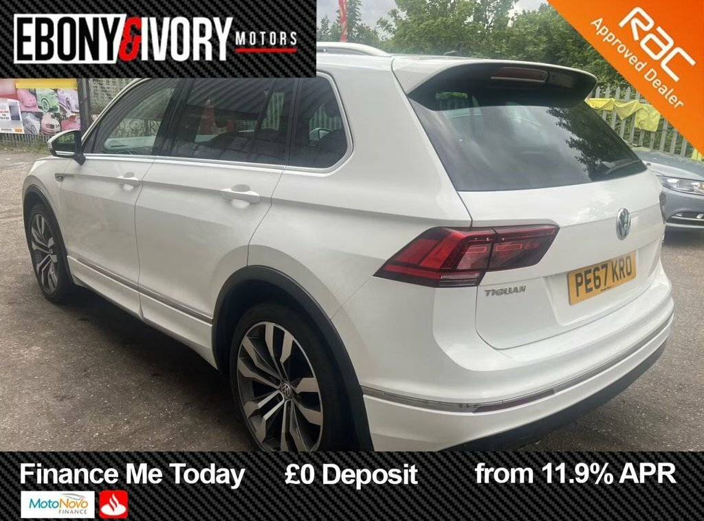 Volkswagen Tiguan 2L R-line PE67KRO White #4