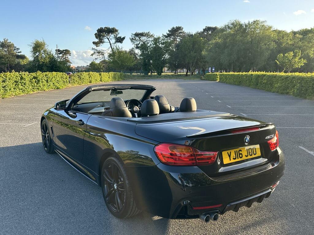 BMW 4 Series 2.0 420D M Sport Convertible Euro YJ16JOO Black #2