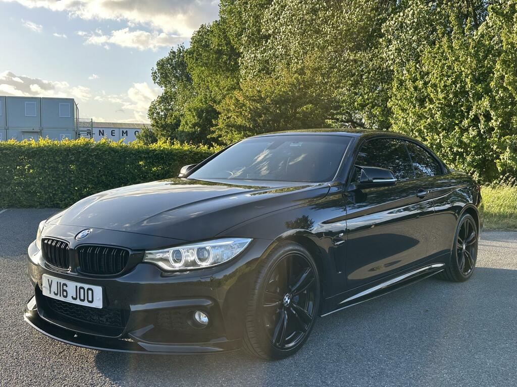 BMW 4 Series 2.0 420D M Sport Convertible Euro YJ16JOO Black #5