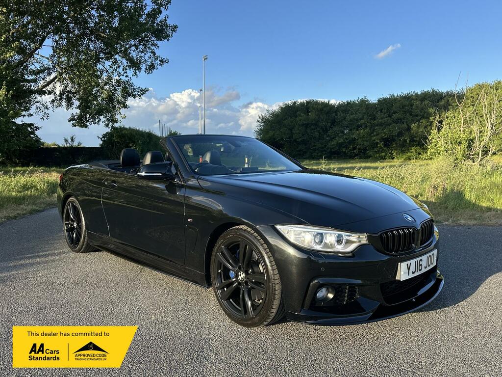 BMW 4 Series 2.0 420D M Sport Convertible Euro Black