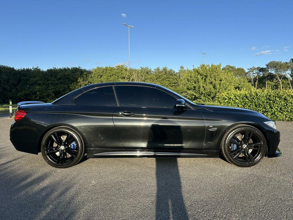 BMW 4 Series 2.0 420D M Sport Convertible Euro YJ16JOO Black #6