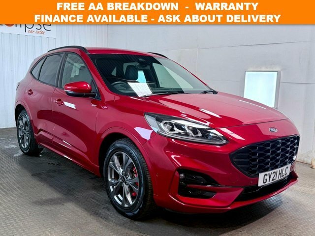 Ford Kuga 2021 2.5 Ecoboost Duratec 14.4Kwh St-line First Ed Red