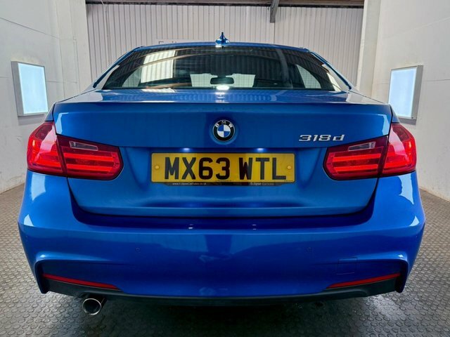 BMW 3 Series 2013 2.0 318D M Sport Saloon Euro MX63WTL Blue #4