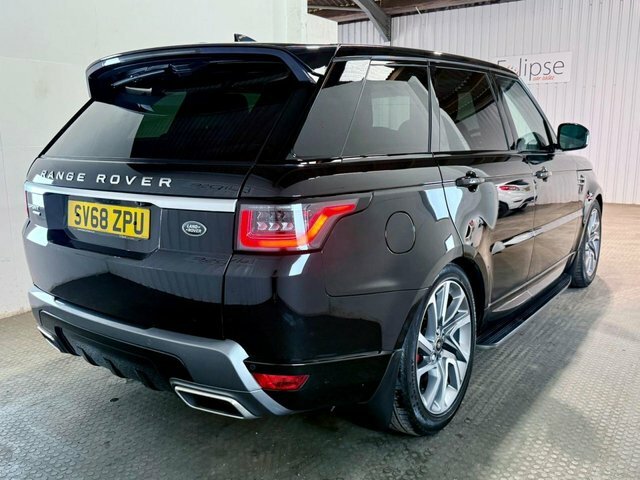 Land Rover Range Rover Sport 2018 2.0 P400e 13.1Kwh Hse Gpf Suv Plug Black #6