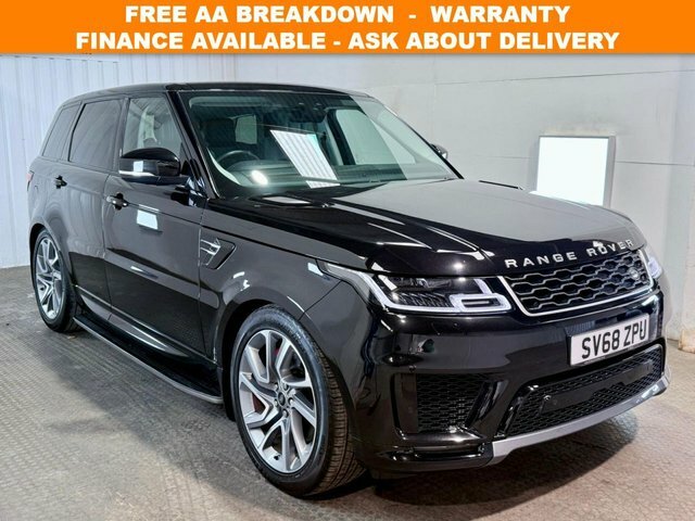 Land Rover Range Rover Sport 2018 2.0 P400e 13.1Kwh Hse Gpf Suv Plug Black