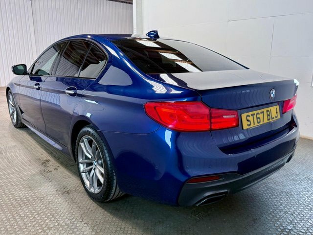 BMW 5 Series 2017 2.0 520D M Sport Saloon Euro ST67BLJ Blue #4