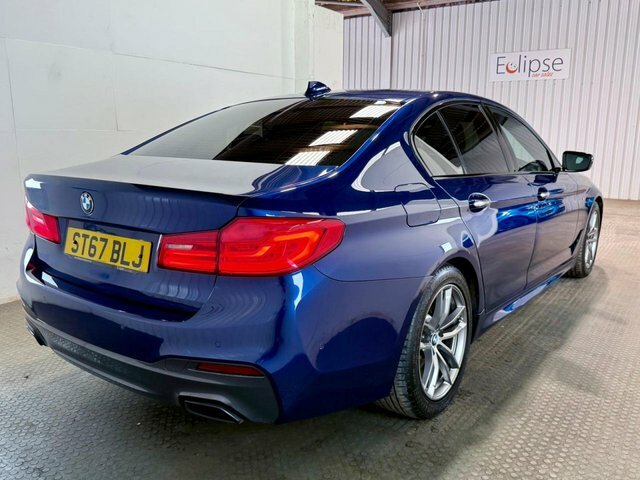 BMW 5 Series 2017 2.0 520D M Sport Saloon Euro ST67BLJ Blue #6