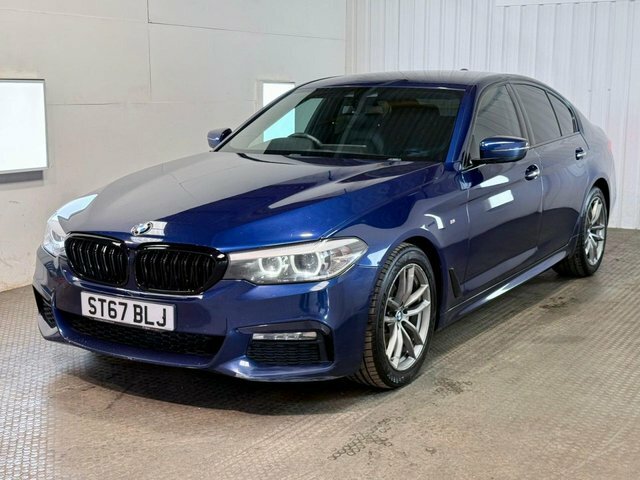 BMW 5 Series 2017 2.0 520D M Sport Saloon Euro ST67BLJ Blue #3