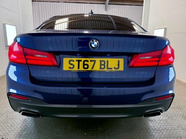 BMW 5 Series 2017 2.0 520D M Sport Saloon Euro ST67BLJ Blue #5