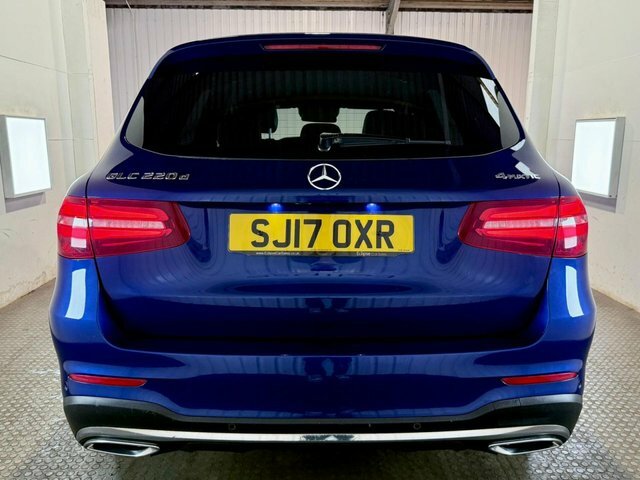 Mercedes-Benz GLC Class 2017 2.1 Glc220d Amg Line Suv G-tronic SJ17OXR Blue #5