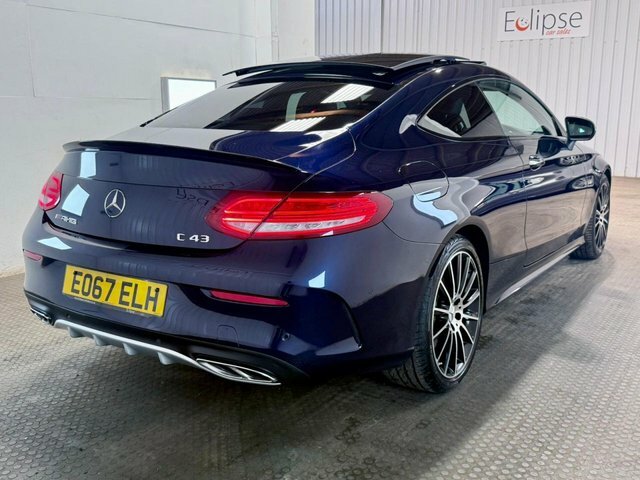 Mercedes-Benz C Class 2017 3.0 C43 V6 Amg Premium Coupe G-t EO67ELH Blue #6