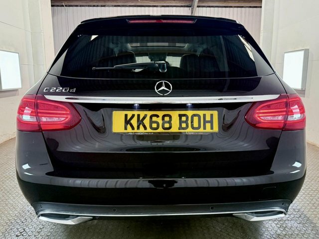 Mercedes-Benz C Class 2019 2.0 C220d Sport Premium Plus Estate Die KK68BOH Black #5