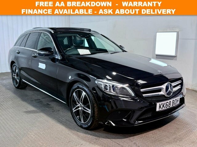 Mercedes-Benz C Class 2019 2.0 C220d Sport Premium Plus Estate Die Black