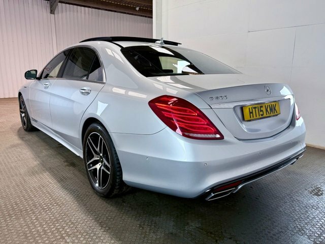 Mercedes-Benz S Class 2015 4.7 S500l V8 Amg Line Saloon G-tro Silver #4