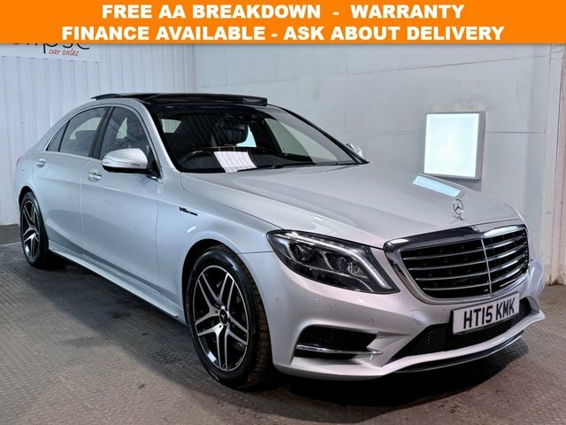Mercedes-Benz S Class 2015 4.7 S500l V8 Amg Line Saloon G-tro Silver