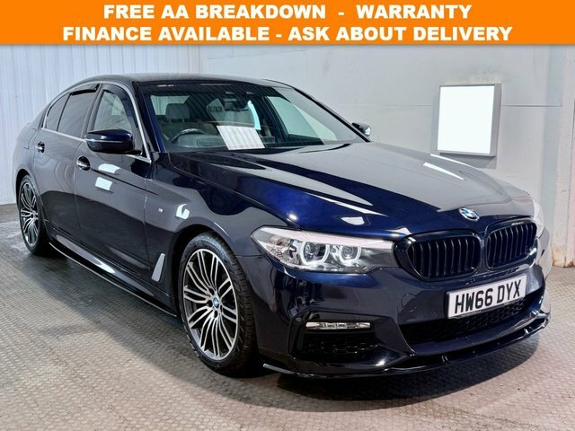 BMW 5 Series 2017 2.0 520D M Sport Saloon Xdriv Black
