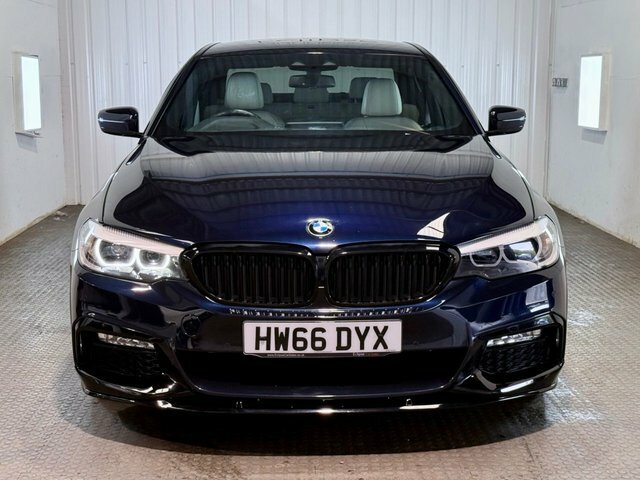 BMW 5 Series 2017 2.0 520D M Sport Saloon Xdriv HW66DYX Black #2