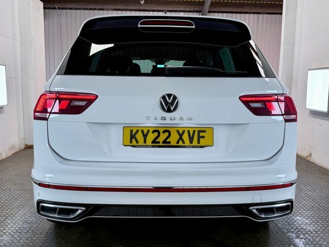 Volkswagen Tiguan 2022 1.5 Tsi R-line Suv Dsg Euro 6 Ss KY22XVF White #5