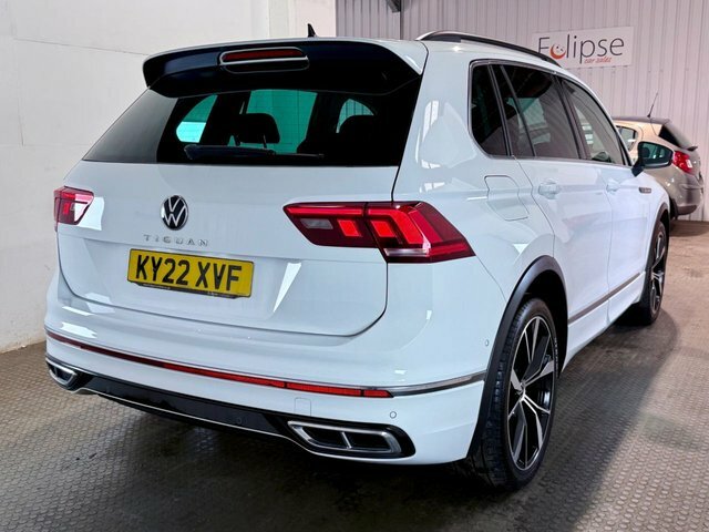 Volkswagen Tiguan 2022 1.5 Tsi R-line Suv Dsg Euro 6 Ss KY22XVF White #6