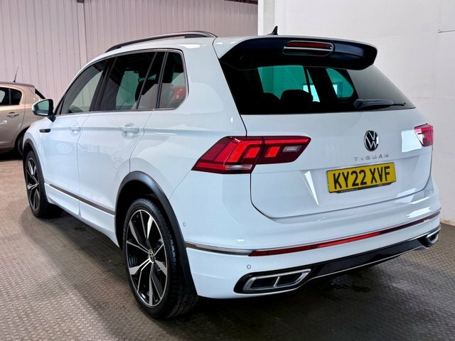 Volkswagen Tiguan 2022 1.5 Tsi R-line Suv Dsg Euro 6 Ss KY22XVF White #4