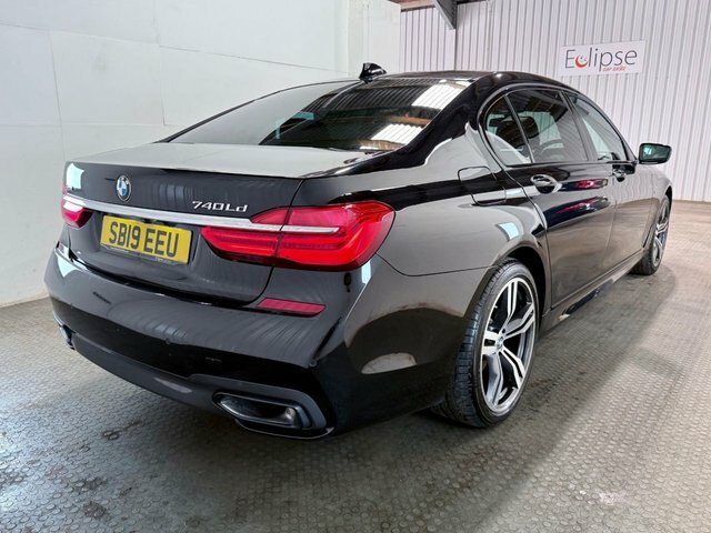 BMW 7 Series 2019 3.0 740Ld M Sport Saloon Xdri SB19EEU Black #6