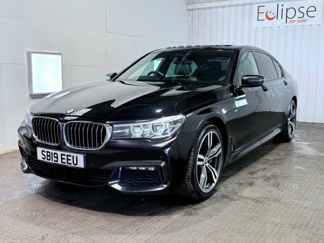 BMW 7 Series 2019 3.0 740Ld M Sport Saloon Xdri SB19EEU Black #3