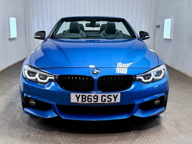 BMW 4 Series 2019 3.0 435D M Sport Convertible YB69GSY Blue #2