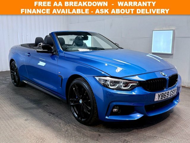 BMW 4 Series 2019 3.0 435D M Sport Convertible Blue