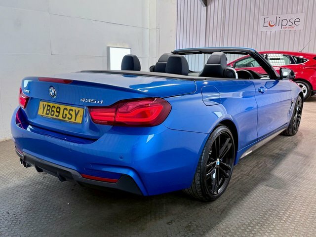 BMW 4 Series 2019 3.0 435D M Sport Convertible YB69GSY Blue #6