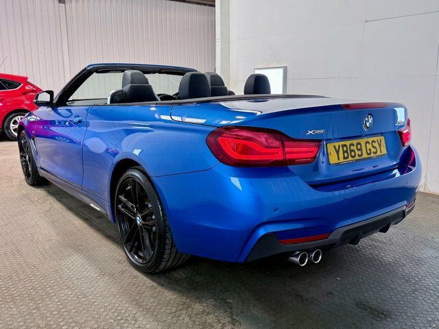 BMW 4 Series 2019 3.0 435D M Sport Convertible YB69GSY Blue #4