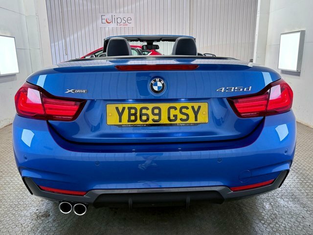 BMW 4 Series 2019 3.0 435D M Sport Convertible YB69GSY Blue #5