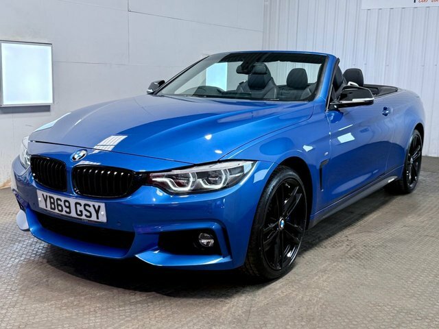 BMW 4 Series 2019 3.0 435D M Sport Convertible YB69GSY Blue #3