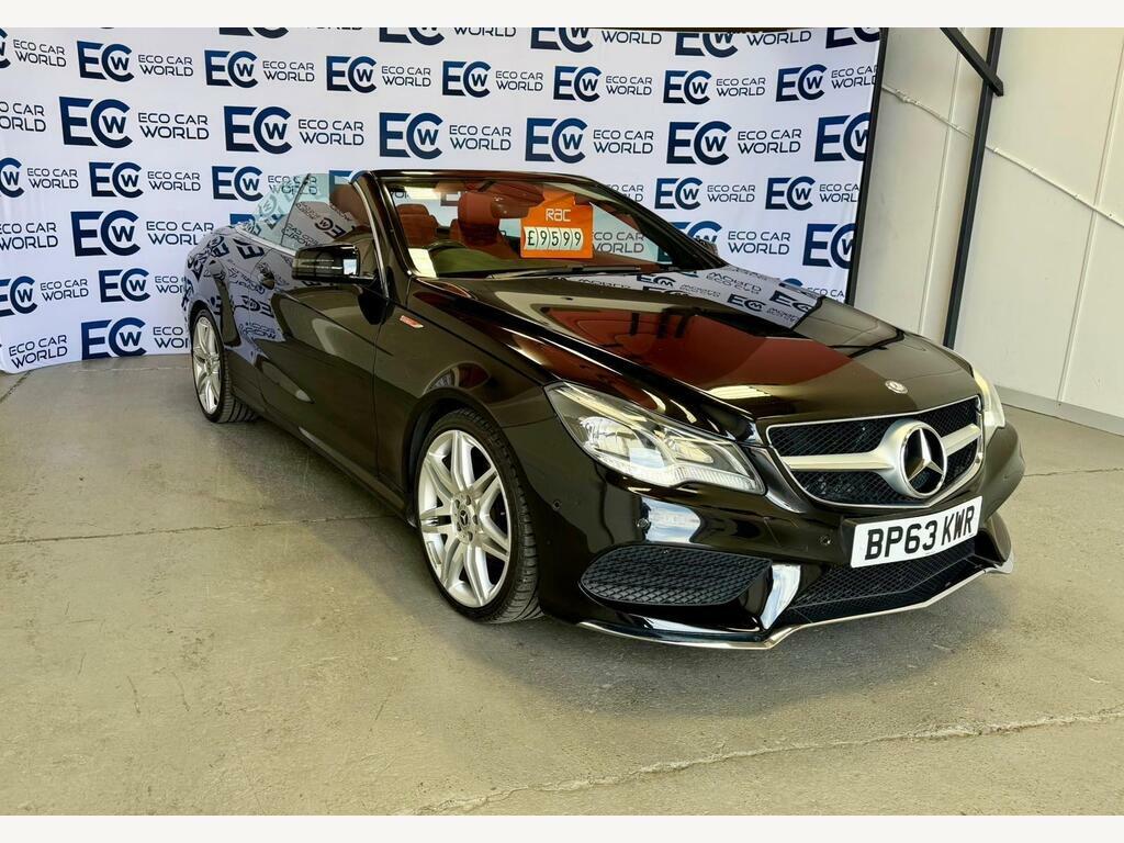 Mercedes-Benz E Class 2.1 E220 Cdi Amg Sport Cabriolet G-tronic Euro 5 BP63KWR Black #3