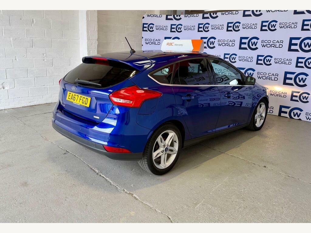 Ford Focus 1.0T Ecoboost Titanium Euro 6 S S EA67FGD Blue #2