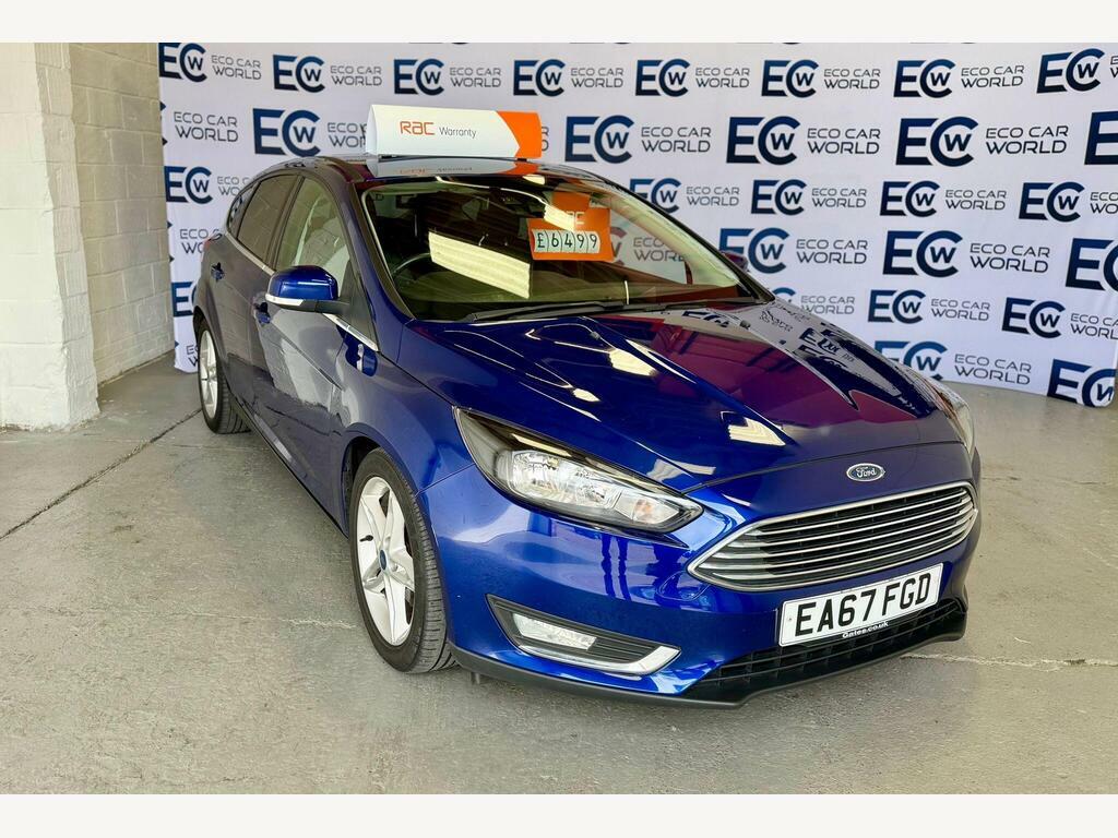 Ford Focus 1.0T Ecoboost Titanium Euro 6 S S EA67FGD Blue #3