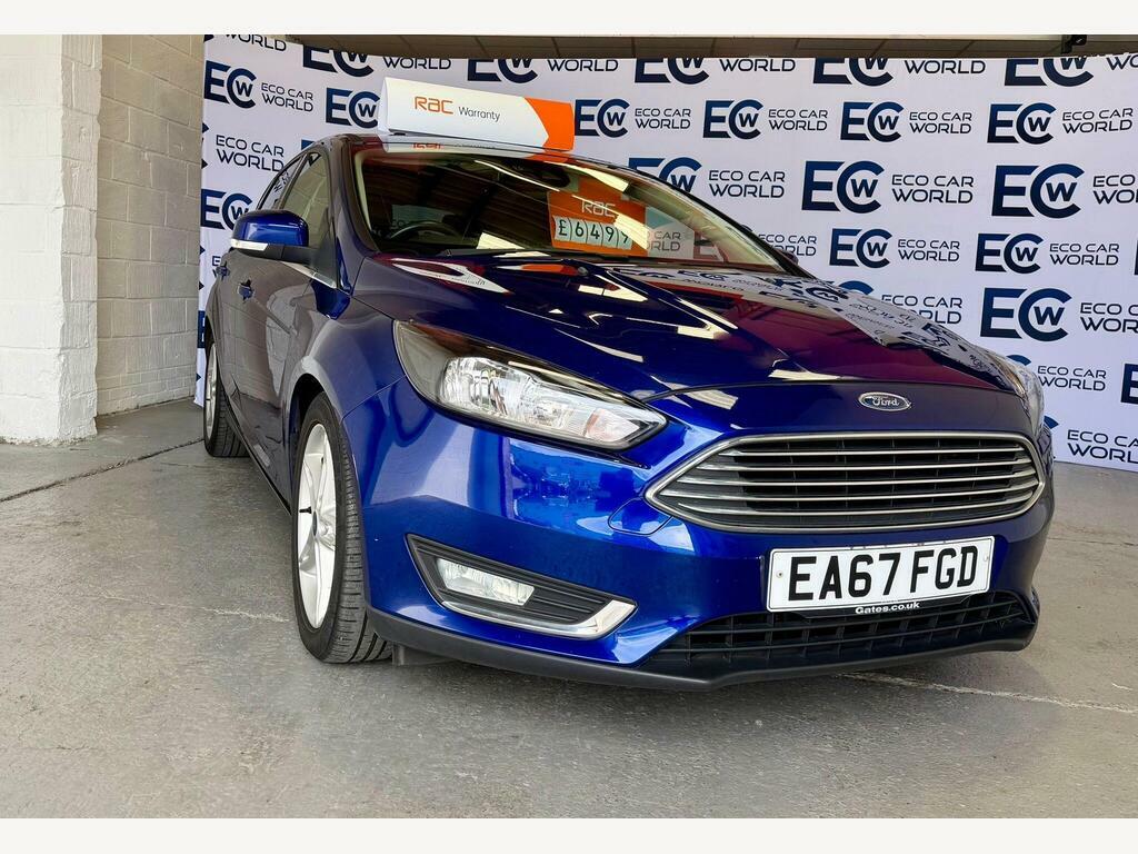Ford Focus 1.0T Ecoboost Titanium Euro 6 S S EA67FGD Blue #4