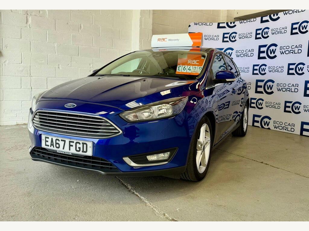 Ford Focus 1.0T Ecoboost Titanium Euro 6 S S EA67FGD Blue #6