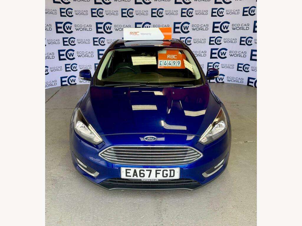 Ford Focus 1.0T Ecoboost Titanium Euro 6 S S EA67FGD Blue #5