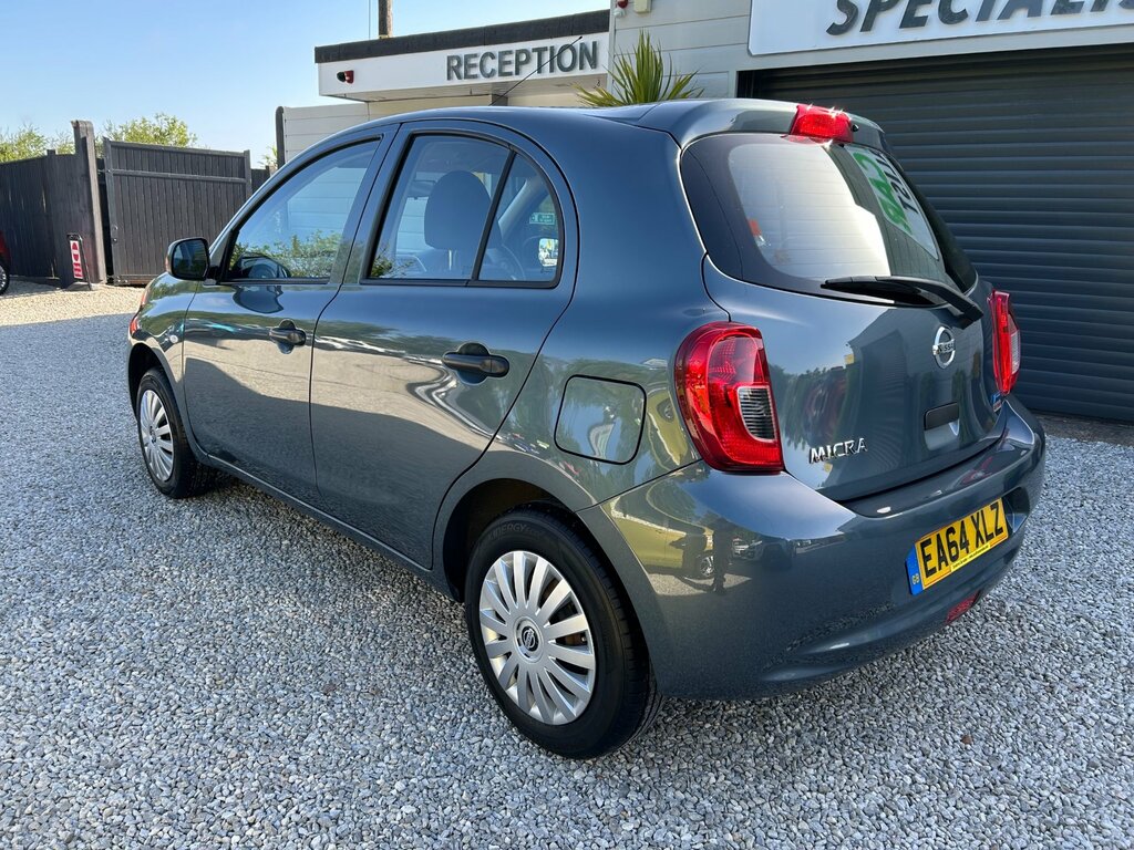 Nissan Micra 1.2 Visia Hatchback Euro 5 80 P EA64XLZ Grey #2