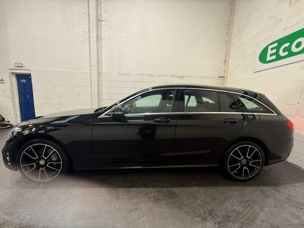 Mercedes-Benz C Class 2.0 C220d Amg Line Premium G-tronic 4Matic Euro LM19VEH Black #6