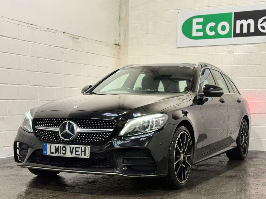 Mercedes-Benz C Class 2.0 C220d Amg Line Premium G-tronic 4Matic Euro LM19VEH Black #3