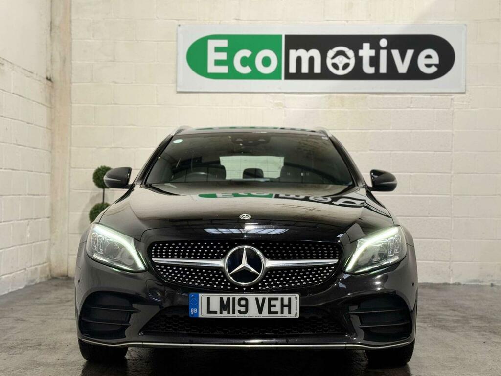 Mercedes-Benz C Class 2.0 C220d Amg Line Premium G-tronic 4Matic Euro LM19VEH Black #2
