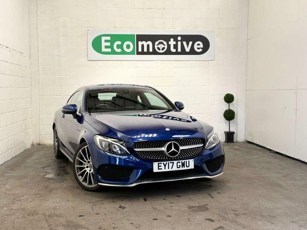 Mercedes-Benz C Class 2.1 C220d Amg Line G-tronic Euro 6 Ss EY17GWU Blue #2